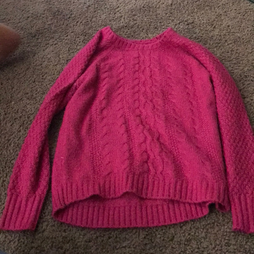 Pink sweater